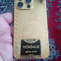IPhone 14 pro 256 g zaa روکش شده با طلای 24عیار|موبایل|اصفهان, مسجد مصلی|دیوار