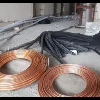 لوله کشی کولرگازی.لوله مسی.اسپلیت. نصب.نصاب کولر