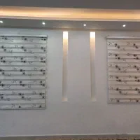 دو عدد پرده زبرا