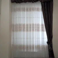 پرده حریر با والان ساتن|پرده، رانر، رومیزی|تهران, ائمه اطهار|دیوار