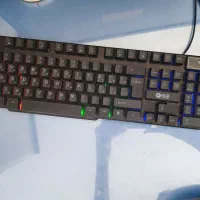 دوتا کیبورد گیمینگ با نور RGB و رقص نور|قطعات و لوازم جانبی رایانه|ارومیه, |دیوار