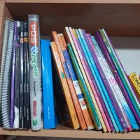 تعدادی کتاب آموزش زبان، بتی آذر و...