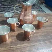 پارچ لیوان مسی