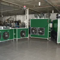 هیتر بخاری سالن پرورش قارچ گلخانه ای گازی 110|بخاری، هیتر، شومینه|اهواز, سیصد دستگاه|دیوار