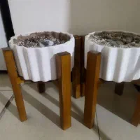 دو عدد گلدان