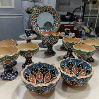 هفت سین و تنگه ماهی وجا دستمال