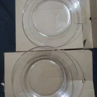 بشقاب شیشه ای ساده