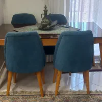 فروش مبلمان هفت نفره و میز نهارخوری شش نفره|مبلمان خانگی و میز عسلی|کرج, شهرک اوج|دیوار