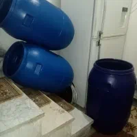 دبه110، 140، 160لیتری باقفل هوا وبس آهنی|ظروف نگهدارنده، پلاستیکی، یک‌بارمصرف|رباط‌کریم, شترخوار|دیوار