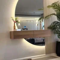 فروش و نصب انواع آینه های دکوراتیو نیم هلال و دفور