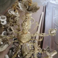 15 عدد لوستر برنزی|لوستر و چراغ آویز|تبریز, |دیوار