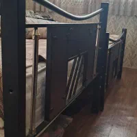 تخت یک نفره فلزی  و خوشخواب|تخت و سرویس خواب|قوچان, |دیوار