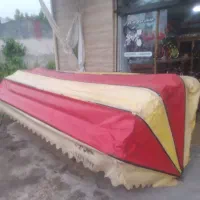 سایبان ۴متری قرمز زرد