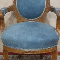 مبل هفت نفره کلاسیک چوب گردو