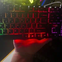 کیبورد گیمینگ نوع نوع. با کارتن. سالم و فول|قطعات و لوازم جانبی رایانه|شاهرود, |دیوار