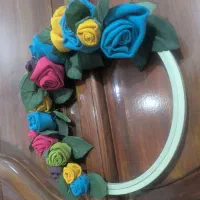 دکوری . تابلو چشم نظر . قاب عکس معرق چوب .