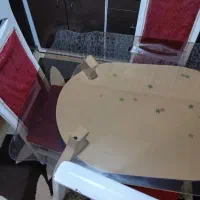 میز ناهار خوری طرح خرچنگ چهار نفره