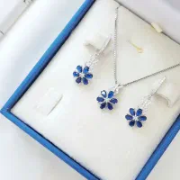 نیم ست بابونه نقره کارگاه نقره سازی رضازاده کد3470|بدلیجات|تبریز, |دیوار