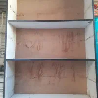 قفسه و کتابخانه  و ویترین ام دی اف مغازه  وکارگاه
