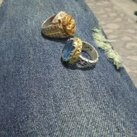 دوتا انگشتر تو کار دست زیبا کلکسیونی