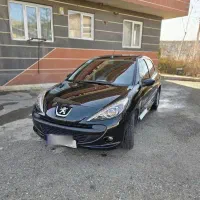 پژو ۲۰۷ مشکی مدل۹۸ سقف فلز