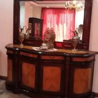 کنسول و آینه تمام چوب