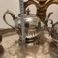 تی ست سه تکه انگلیسی مارکدار آنتیک|ظروف سرو و پذیرایی|تهران, نیلوفر|دیوار