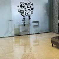 تابلو سازی چلنیوم نئون کامپوزیت برچسب، شیشه ماتکن،