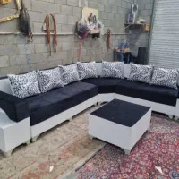 مبل ال راحتی دسته دوبل ۶ نفره