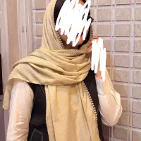 شال پفکی حاشیه عدسی یک طرفه