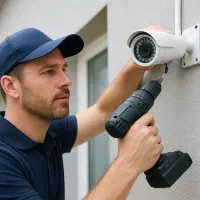 نیروی فنی جوان جهت کار دوربین مدار بسته