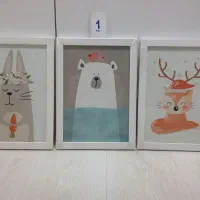 تابلو دکوری اتاق کودک سه تایی