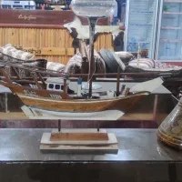 لنج چوبی دست ساز تزیینی چهار عدد|صنایع دستی و سایر لوازم تزئینی|خارک, |دیوار