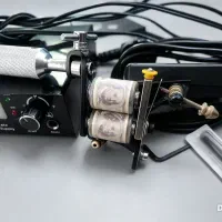دو دستگاه تاتو پدالی گان usa اصل . با ترانس و پدال