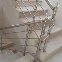 نرده راه پله. استیل.آلومینیوم.چوب