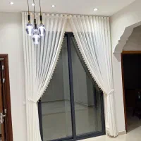 پرده پذیرایی خواب و اشپزخونه