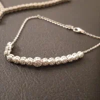 نیم ست لاکچری لاگوست نقره دستبند گردنبند