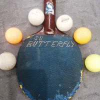 پینگ پنگ و 6 عدد توپ