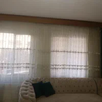 پرده حریر خامه دوزی