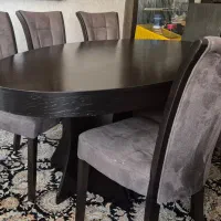 فروش میزناهارخوری بیضی ۸نفره ترک مخصوص خاص پسندان|میز و صندلی غذاخوری|شیراز, فرهنگ شهر|دیوار