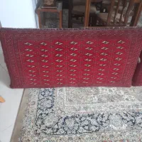 یک جفت پشتی دستباف ترکمن|پشتی|فردیس, سرحدی|دیوار