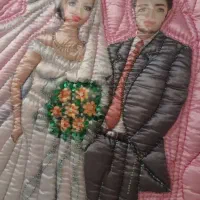 لحاف عروس دامادبرجسته