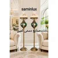 کنارسالنی چراغ قالپاقی شمعدان فرشته لامپا سرامیک|چراغ خواب و آباژور|تهران, شوش|دیوار