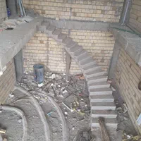 طراحی واجرای پله گردون بتنی نجفی|خدمات پیشه و مهارت|خرمدره, |دیوار