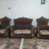 مبل ۷نفره سالم وتمیز|مبلمان خانگی و میز عسلی|لاهیجان, پردسر|دیوار