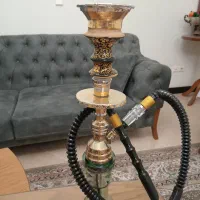 قلیان برنجی کار دست استاد قلیون برنجی کامل