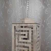 لوستر چوبی طرح ورساچ