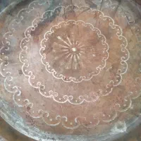 یک سینی ویک هونگ قدیمی|کلکسیون اشیاء عتیقه|منجیل, |دیوار