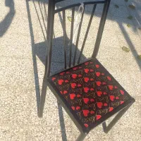 صندلی فلزی در حد نو