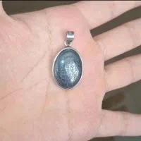 گردن آویز نقره حدید